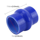 Car Straight Turbo Intake Silicone Hump Hose Connector Silicone Intake Connection Tube Special Turbocharger Silicone Tube Rubber Coupler Silicone Tube, Inner Diameter: 70mm