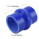 Car Straight Turbo Intake Silicone Hump Hose Connector Silicone Intake Connection Tube Special Turbocharger Silicone Tube Rubber Coupler Silicone Tube, Inner Diameter: 60mm