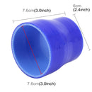 Universal Car Air Filter Diameter Intake Tube Constant Straight Tube Hose Diameter Variable Hose Connector Silicone Intake Connection Tube Turbocharger Silicone Tube Rubber Silicone Tube, Inner Diameter: 60-76mm