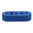 Universal Car 4 Holes Adjustable Rubber Mounting Bracket Exhaust Tube Hanging Rubber Tube(Blue)