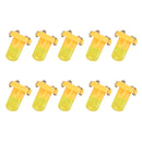 10 PCS 2W T3 Wedge Instrument Panel LED Light Dashboard Gauge Cluster Indicator Lamp Bulb(Amber)