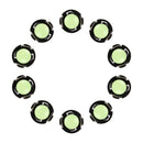 10 PCS 2W T3 Wedge Instrument Panel LED Light Dashboard Gauge Cluster Indicator Lamp Bulb(Ice Blue Light)