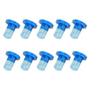 10 PCS 2W T3 Wedge Instrument Panel LED Light Dashboard Gauge Cluster Indicator Lamp Bulb(Blue Light)