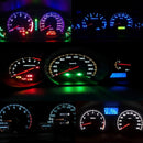 10 PCS 2W T3 Wedge Instrument Panel LED Light Dashboard Gauge Cluster Indicator Lamp Bulb(Pink Light)