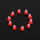 10PCS 2W T3 Wedge Instrument Panel LED Light Dashboard Gauge Cluster Indicator Lamp Bulb(Red Light)