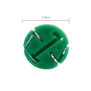 10PCS 2W T4.7 Wedge Instrument Panel LED Light Dashboard Gauge Cluster Indicator Lamp Bulb (Green Light)