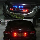 Car Styling Solar Warning Flash LED Anti-collision Decorative Light(Colorful Light)