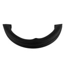 Crocodile Texture Universal Rubber Car Steering Wheel Cover Sets Four Seasons General (Black)
