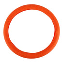 Crocodile Texture Universal Rubber Car Steering Wheel Cover Sets Four Seasons General (Orange)