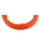 Crocodile Texture Universal Rubber Car Steering Wheel Cover Sets Four Seasons General (Orange)