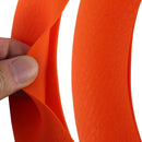 Crocodile Texture Universal Rubber Car Steering Wheel Cover Sets Four Seasons General (Orange)