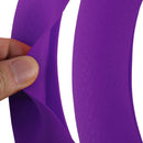 Crocodile Texture Universal Rubber Car Steering Wheel Cover Sets Four Seasons General (Purple)