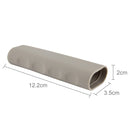 Rubber Car Hand Brake Cover Shift Knob Gear Stick Cushion Cover Car Accessory Interior Decoration Pad(Khaki)