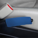 Rubber Car Hand Brake Cover Shift Knob Gear Stick Cushion Cover Car Accessory Interior Decoration Pad(Blue)