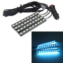 4 in 1 4.5W 36 SMD-5050-LEDs RGB Car Interior Floor Decoration Atmosphere Neon Light Lamp, DC 12V(Ice Blue Light)
