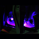 4 in 1 4.5W 36 SMD-5050-LEDs RGB Car Interior Floor Decoration Atmosphere Neon Light Lamp, DC 12V (Pink Light)