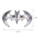 Bat with Crystal Eyes Shape Shining Metal Car Free Sticker