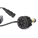 2 PCS X6 9005 36W 3600LM 6500K 4 COB LED Car Headlight Lamps DC 9-32V White Light(Black)