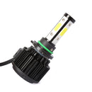 2 PCS X6 9006 36W 3600LM 6500K 4 COB LED Car Headlight Lamps, DC 9-32V White Light(Black)