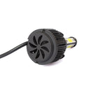 2 PCS X6 9006 36W 3600LM 6500K 4 COB LED Car Headlight Lamps, DC 9-32V White Light(Black)