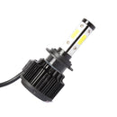 2 PCS X6 H7 36W 3600LM 6500K 4 COB LED Car Headlight Lamps DC 9-32V White Light(Black)