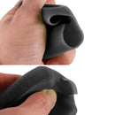 Safe Rubber Car Seat Belt Clips Locking Buckles Protective Cover(Black)