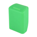 Safe Rubber Car Seat Belt Clips Locking Buckles Protective Cover(Green)