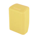 Safe Rubber Car Seat Belt Clips Locking Buckles Protective Cover(Yellow)