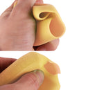 Safe Rubber Car Seat Belt Clips Locking Buckles Protective Cover(Yellow)