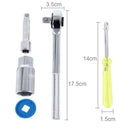 AIWA 40 PCS Automobile Motorcycle Tool Box Set Socket Wrench Sleeve Suit Hardware Auto Car Repair Tools Socket Wrenches for Precise Repair or Maintenance