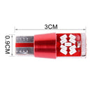 2 PCS T10 5W 27 SMD-3014 LEDs Car Clearance Light Lamp, DC 12V(Red Light)