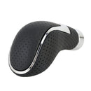 Universal Car PU Leather and Metal Gear Shift Knob Modified Auto Car Transmission Shift Lever Knob