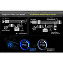 One-button Start Starter Switch with Illumination Engine Start Pivot Illumination Starter with Red Lighting