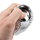 Universal Car Gear Shift Knob Modified Car Gear Shift Knob Auto Transmission Shift Lever Knob Imitation Diamond Decoration Metal Gear Knobs