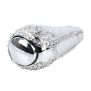 Universal Car Gear Shift Knob Modified Car Gear Shift Knob Auto Transmission Shift Lever Knob Imitation Diamond Decoration Metal Gear Knobs