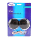 2 PCS CQS-68 20W 105dB Car Dome Tweeter Audio Loudspeaker Treble Speaker