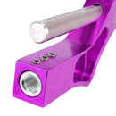 Car Modification Heightening Gear Shifter Extension Rod Adjustable Height Adjuster Lever Shift Lever with Adapters for Honda(Purple)