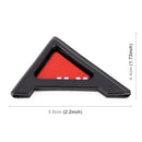 Universal Car Body Silicone Anti-collision Sticker Door corner Protector(Black)