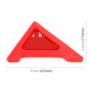Universal Car Body Silicone Anti-collision Sticker Door corner Protector(Red)