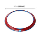 2 PCS Car Logo Decorative Circle Steering Wheel Decoration Ring Sticker Logo Car Styling Modification Car Front Logo Ring Decoration Rear Cover Trim Hood Emblem Rings for BMW 5 Series(Blue)