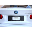 2 PCS Car Logo Decorative Circle Steering Wheel Decoration Ring Sticker Logo Car Styling Modification Car Front Logo Ring Decoration Rear Cover Trim Hood Emblem Rings for BMW 5 Series(Blue)