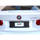 2 PCS Car Logo Decorative Circle Steering Wheel Decoration Ring Sticker Logo Car Styling Modification Car Front Logo Ring Decoration Rear Cover Trim Hood Emblem Rings for BMW 5 Series(Red)