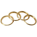 4 PCS Car Outlet Decorative Rings Aluminum Alloy Air Outlet Chrome Trim Ring Car Dashboard Air Vents Cover Sticker Decoration for Audi A3(Gold)