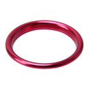 4 PCS Car Outlet Decorative Rings Aluminum Alloy Air Outlet Chrome Trim Ring Car Dashboard Air Vents Cover Sticker Decoration for Audi A3(Magenta)