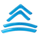 4 PCS/Set Universal Car Styling PVC Car Door Edge Anti Collision Sticker Door Anti-Rub Strips Car Door Scratch Protector(Blue)