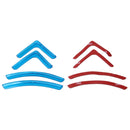 4 PCS/Set Universal Car Styling PVC Car Door Edge Anti Collision Sticker Door Anti-Rub Strips Car Door Scratch Protector(Blue)