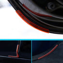 4 PCS/Set Universal Car Styling PVC Car Door Edge Anti Collision Sticker Door Anti-Rub Strips Car Door Scratch Protector(Blue)
