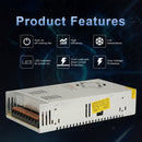 AC 220V to DC 12V 30A 360W Power Adapter AC-DC Converter Step Down Module Voltage Transformer Switch Power