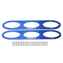 2 PCS Anti-collision Protection Decorative Bar Behind The Siege Car Decoration(Blue)
