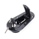 A Pair Car Carbon Fiber Cover Lock Modified Hood Lock General Racing Car Cover Lock